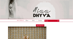 Desktop Screenshot of missdhyva.com